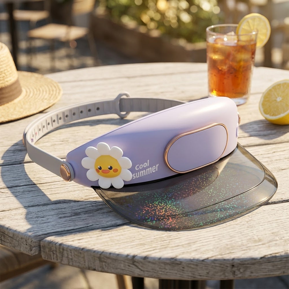 Sunflower Rechargeable Sun Protection Cooling Fan Hat