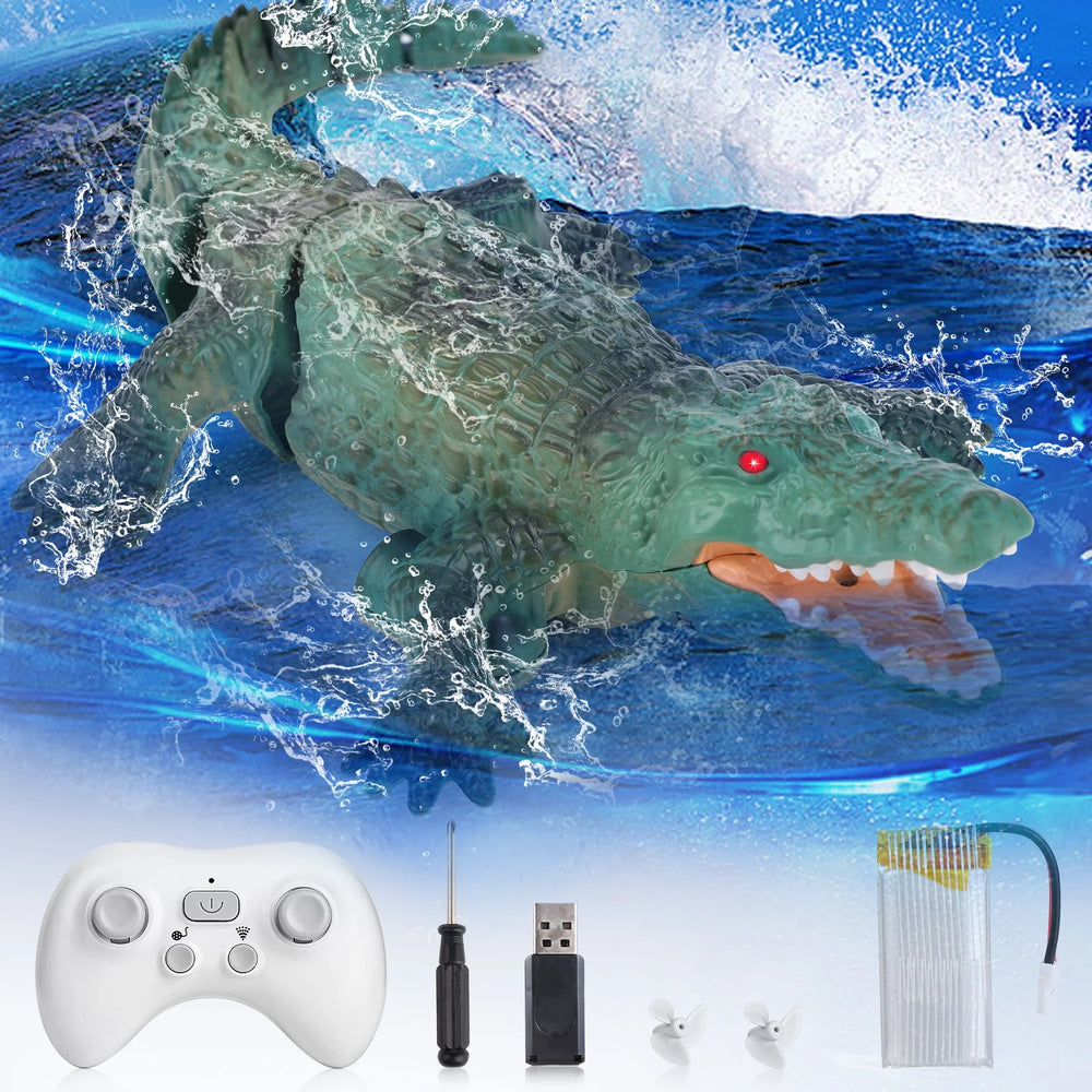 2.4GHz RC Swim Crocodile With Cool Lights