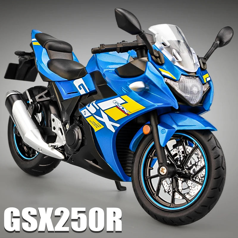 1:12 Diecast Suzuki GSX-250R Model Bike
