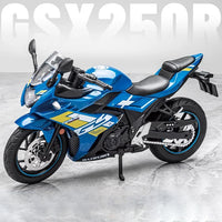 1:12 Diecast Suzuki GSX-250R Model Bike