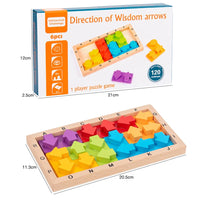 Kids Wooden Puzzle Arrow Design Game