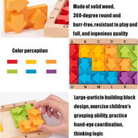 Kids Wooden Puzzle Arrow Design Game