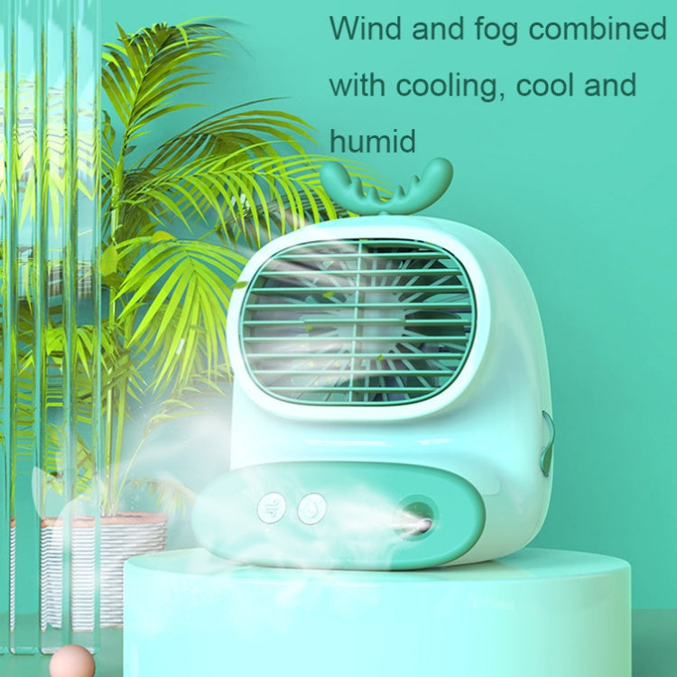 2 in 1 Rechargeable Mini Desktop Spray Fan