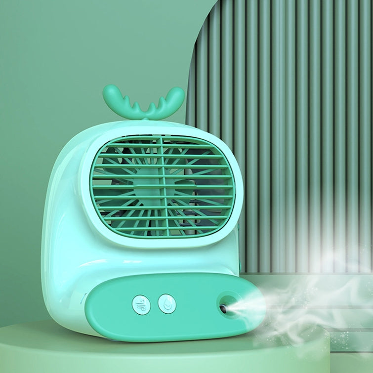 2 in 1 Rechargeable Mini Desktop Spray Fan