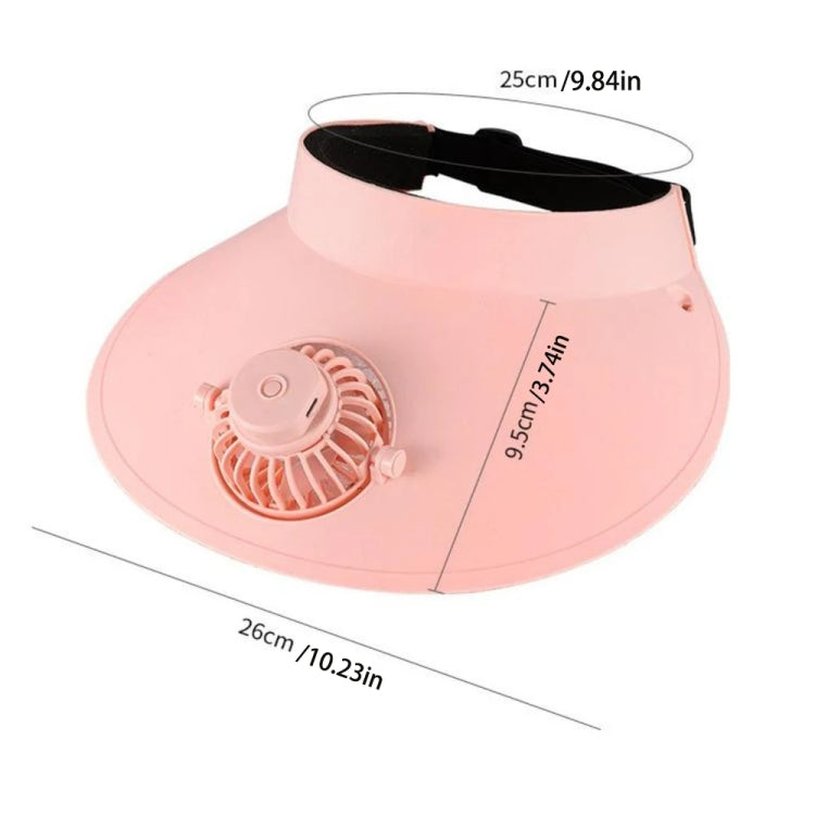 Rechargeable & Adjustable Rotating Fan Sun Hat