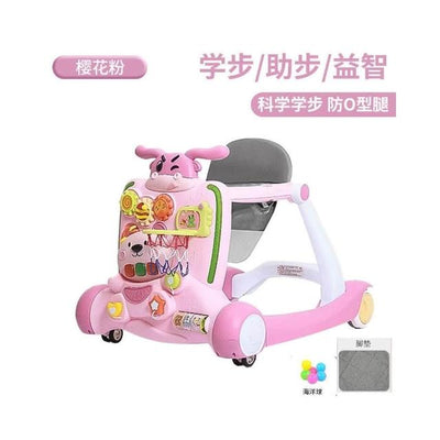 Multi-functional Baby Musical Piano Walker - Pink