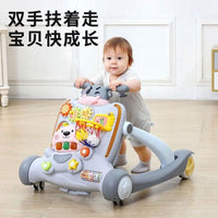 Multi-functional Baby Musical Piano Walker - Gray