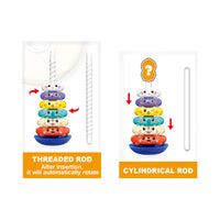 Kids Stacked Rings Fun Puzzle Toy