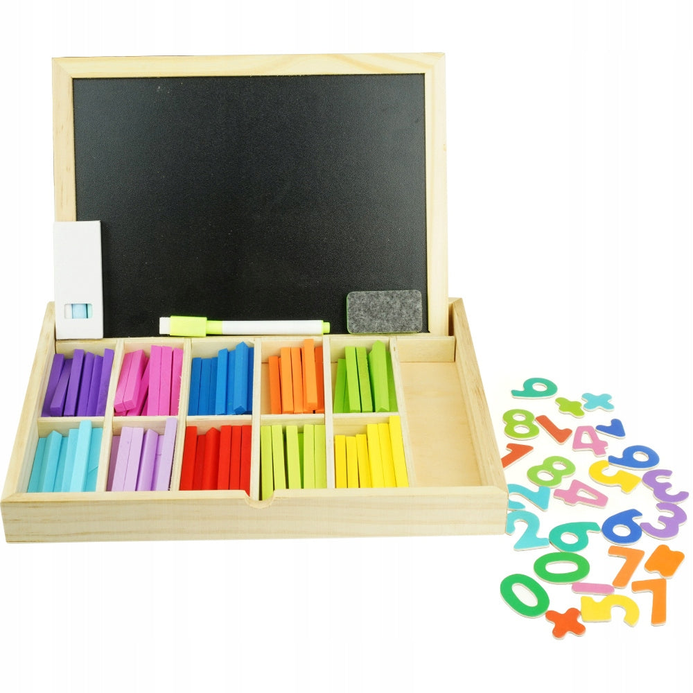 Wooden Arithmetic Stick Learning Box