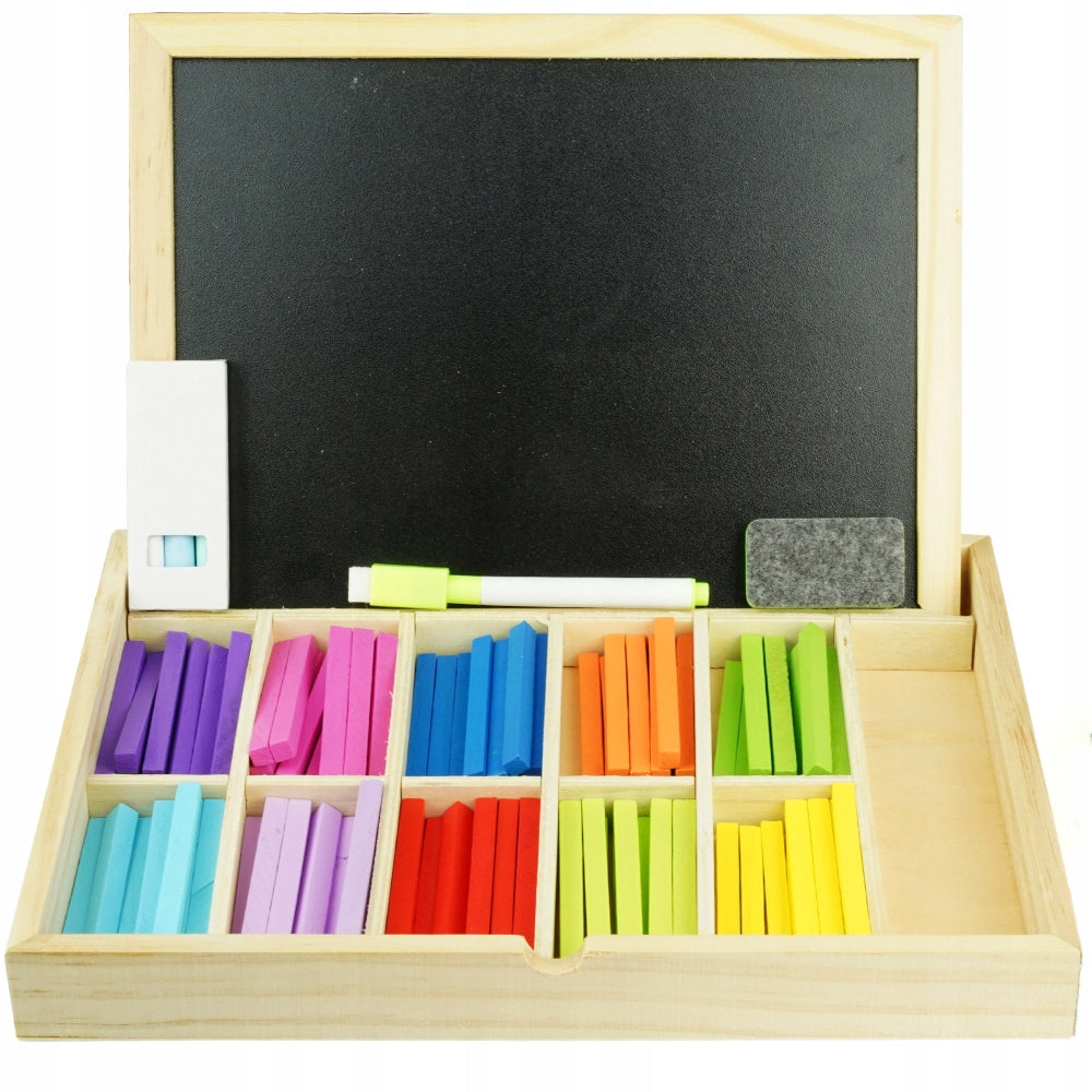 Wooden Arithmetic Stick Learning Box