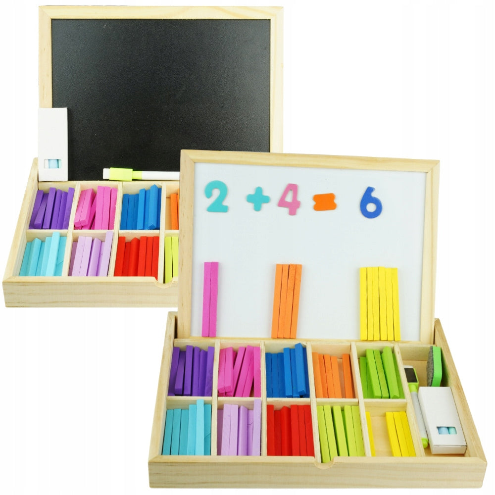Wooden Arithmetic Stick Learning Box