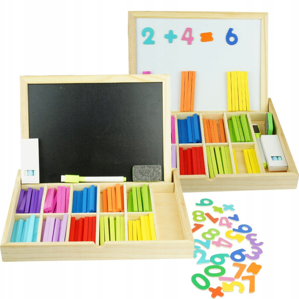 Wooden Arithmetic Stick Learning Box