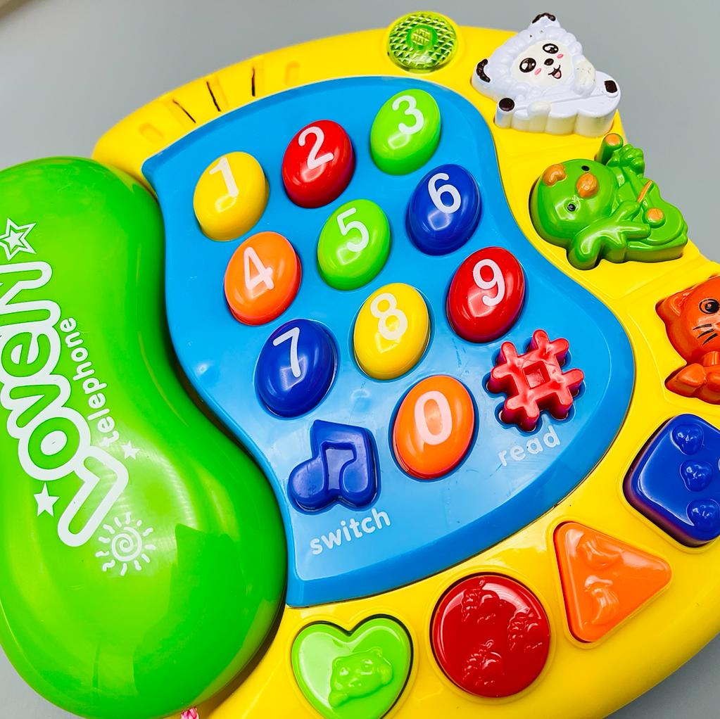 Mini colorful Musical Learning Telephone