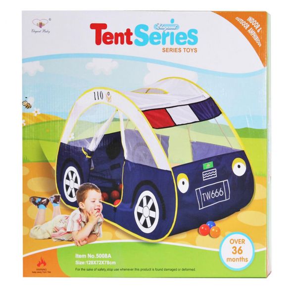 Premium Police Car Tent Without Balls