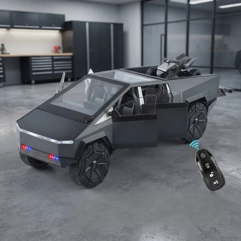 1:24 Diecast Tesla Model With Key Control Doors