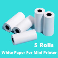 5Pcs Colorful Camera Thermal Printer Paper Rolls