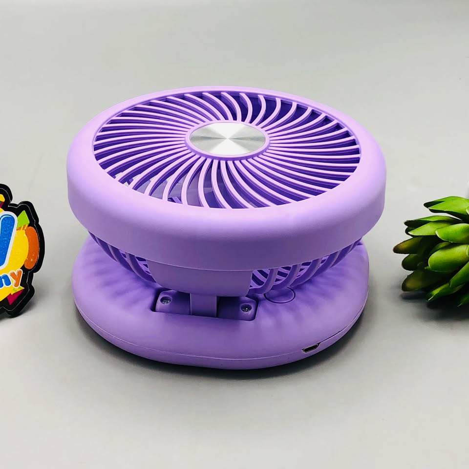9" Rechargeable & Foldable Two speed Desktop Fan