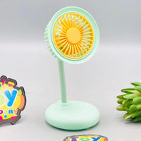 Rechargeable Three Speed Flexible Mini Desktop Fan