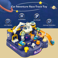 Thumbnail for Manual Space Big Adventure Track Set - 2 Assorted Cars