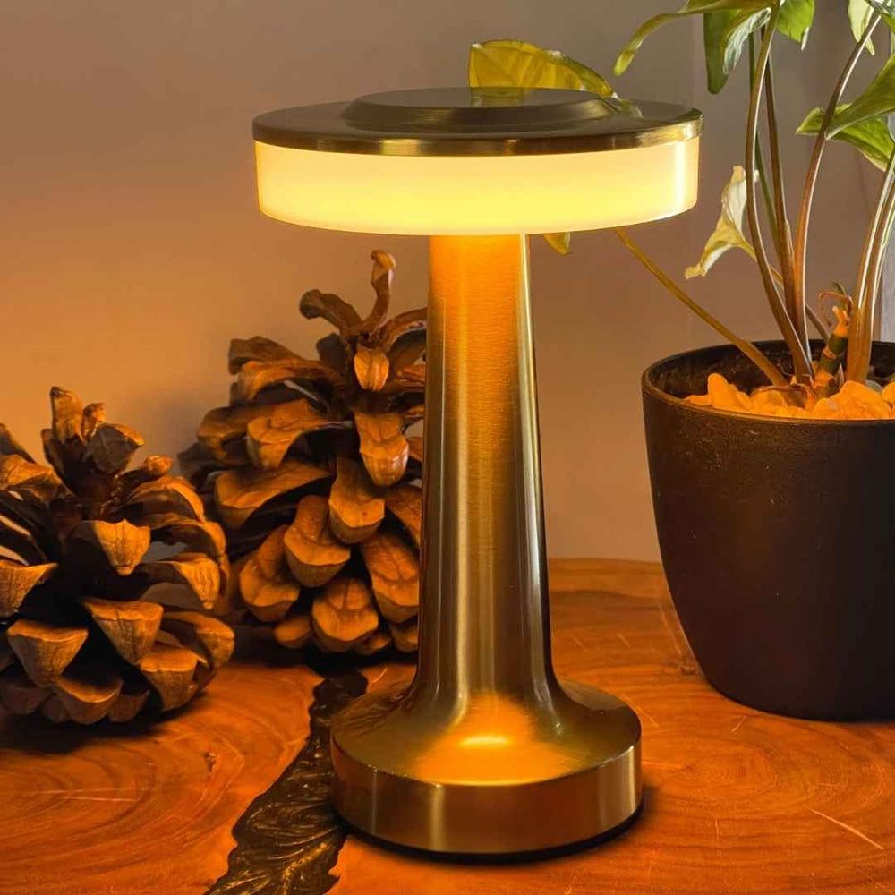 Touchable Architectural Inversion Metal LED Table Lamp