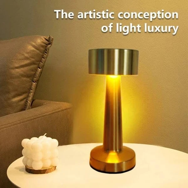 Rechargeable & Touchable Integrated Lighting Metal Table Lamp
