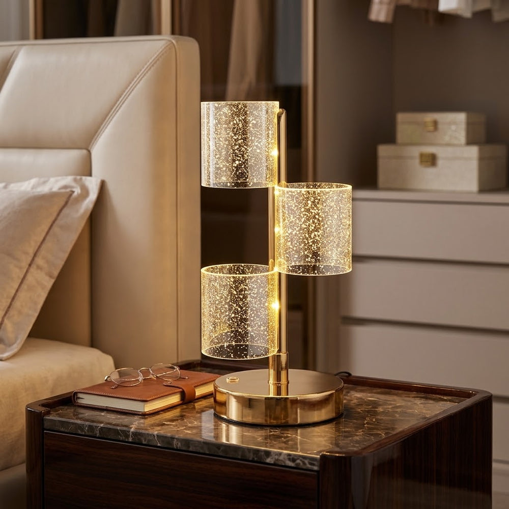 Touchable Modern Luxury LED Table Glass Lamp