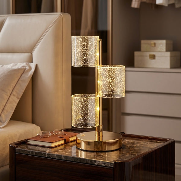 Touchable Modern Luxury LED Table Glass Lamp