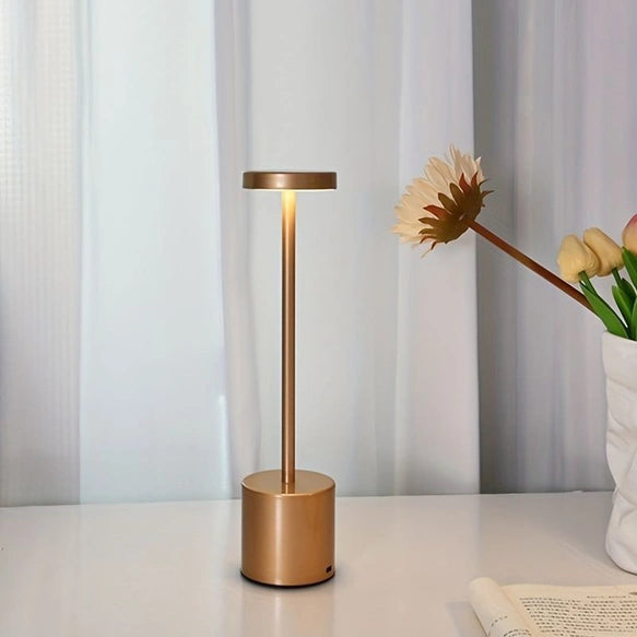Rechargeable & Touchable Urban Chic Metal LED Table Lamp