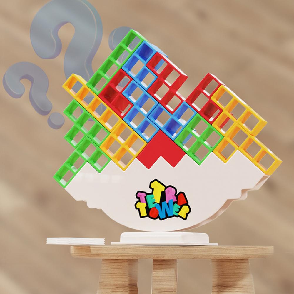 16Pcs Tetra Tower Building Blocks Balance Game