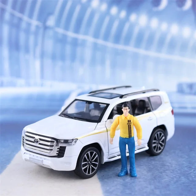 1:32 Diecast Land Cruiser LC300 SUV With Miniature