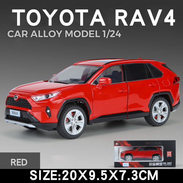 1:24 Diecast Metal Toyota RAV4 Model Car