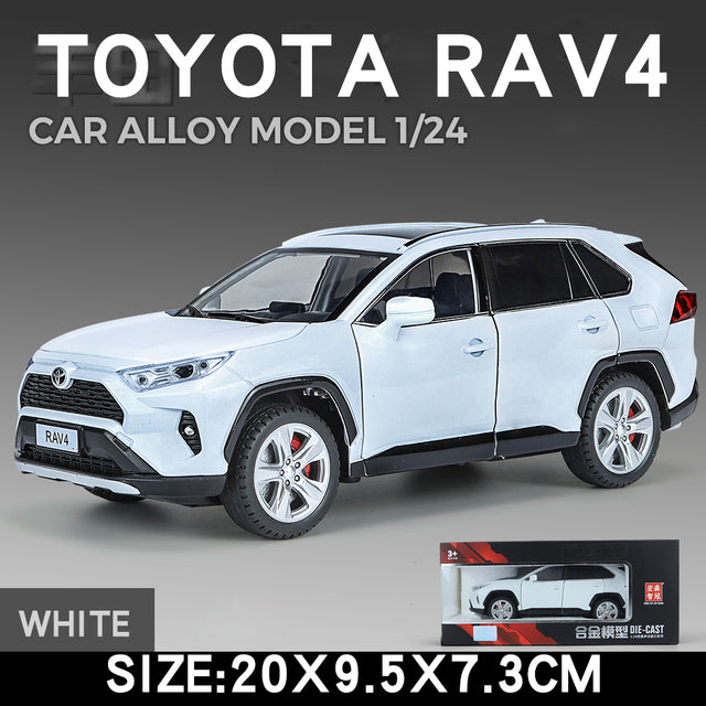 1:24 Diecast Metal Toyota RAV4 Model Car