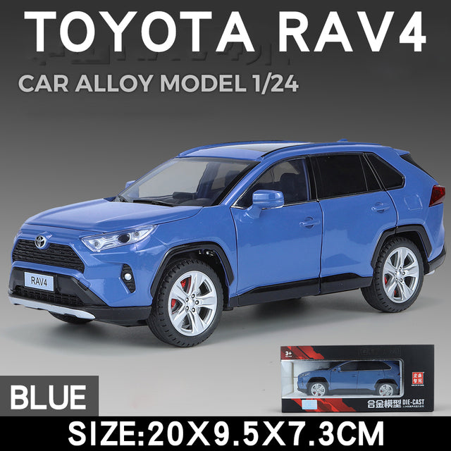 1:24 Diecast Metal Toyota RAV4 Model Car
