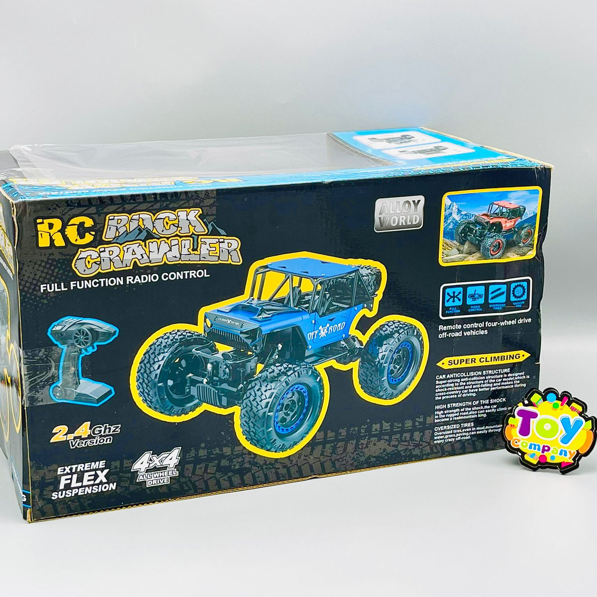 Rechargeable 4WD Remote Control Rock Climber Monster Truck