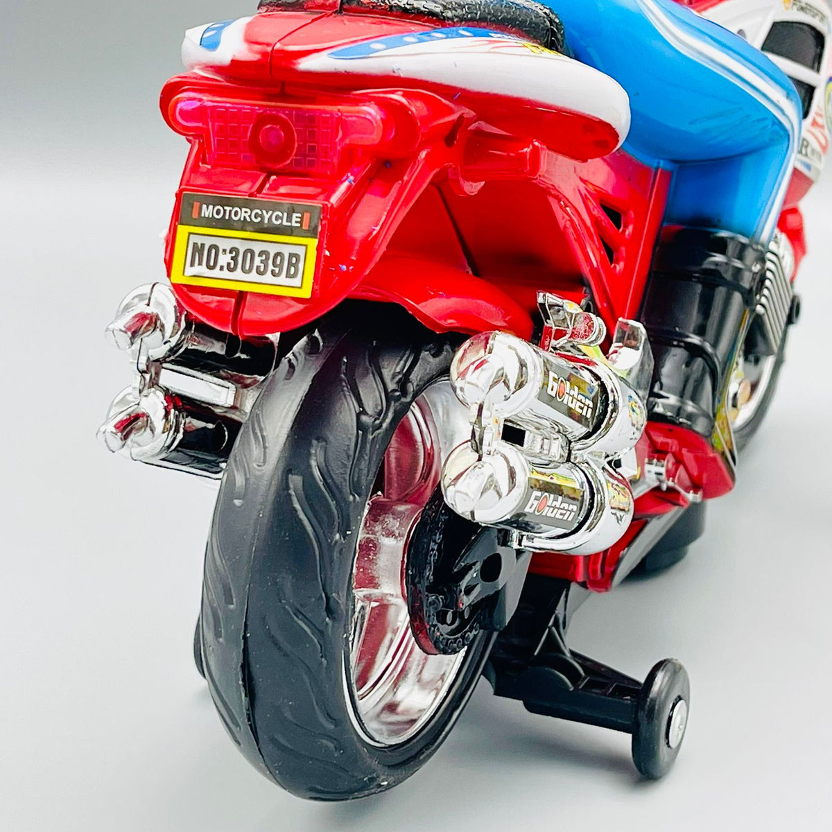 Bump and Go Motor Bike with Lights and Sound