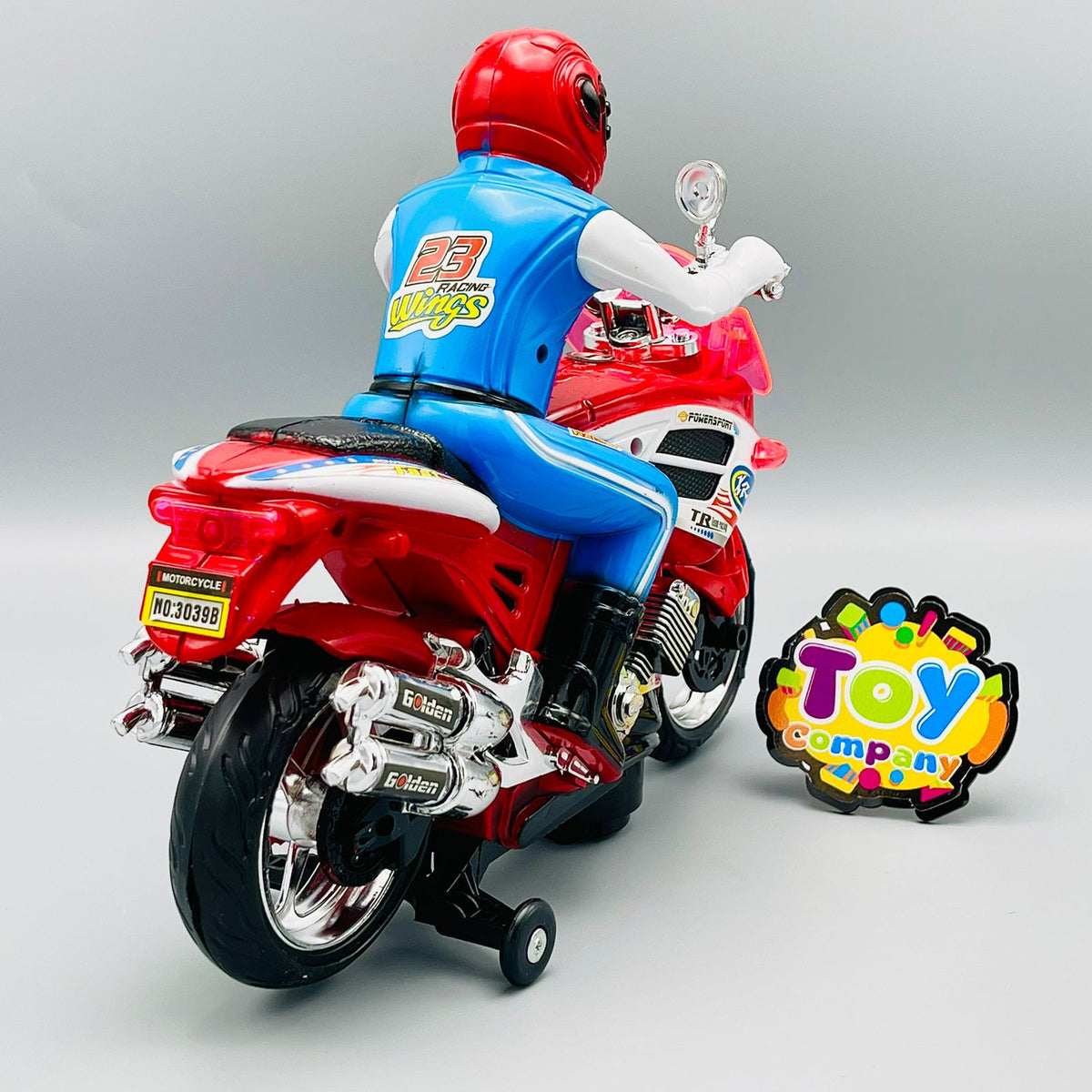 Bump and Go Motor Bike with Lights and Sound