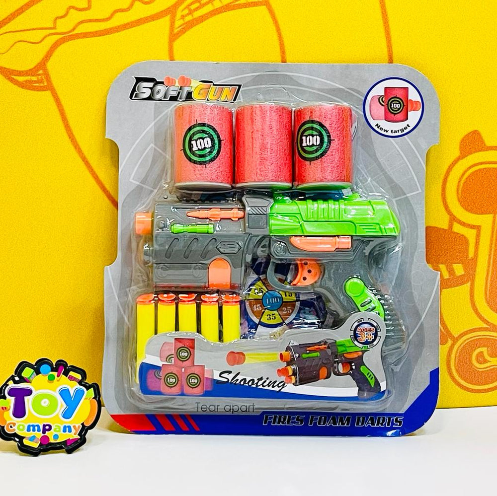 Soft Bullet Gun with Targets