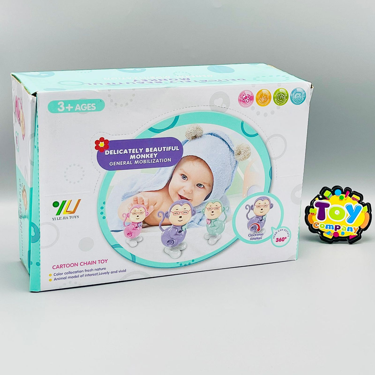 Wind up - Jumping Monkey Toy
