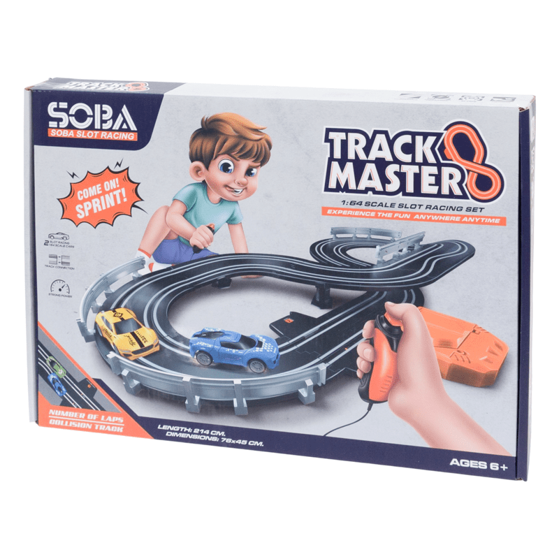 1:64 Electric Circular Overpass Car Racing Track Set