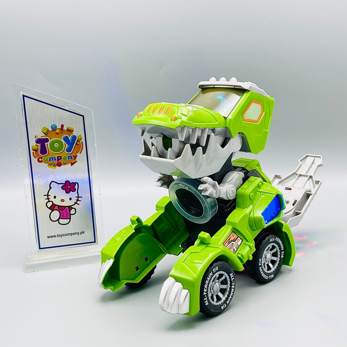 Transforming Dinosaur LED Car