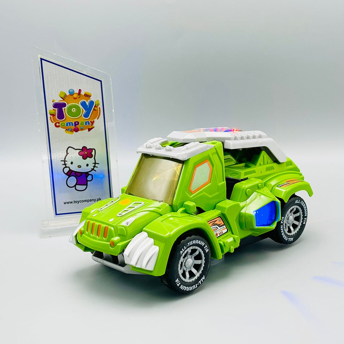 Transforming Dinosaur LED Car