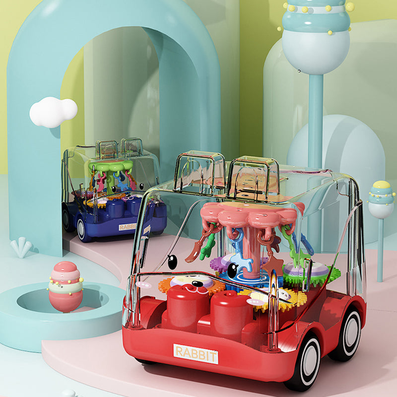 Transparent Inertia Baby Gear Car - Assortment