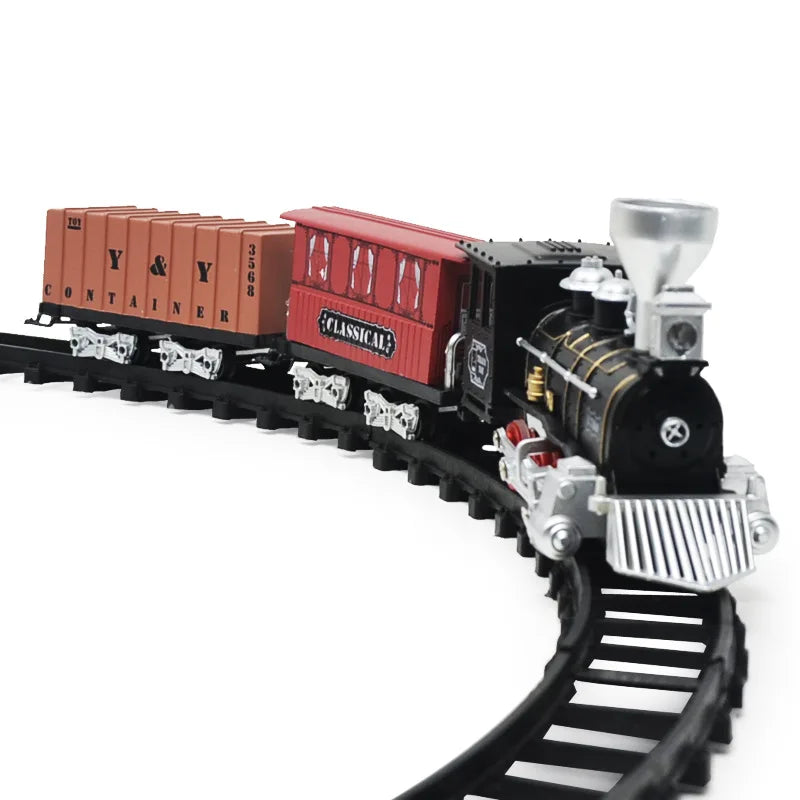 21Pcs Electronic Control Classic Train With Realistic Sound