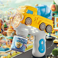 Kids Truck Themed Colorful Bubble Gun
