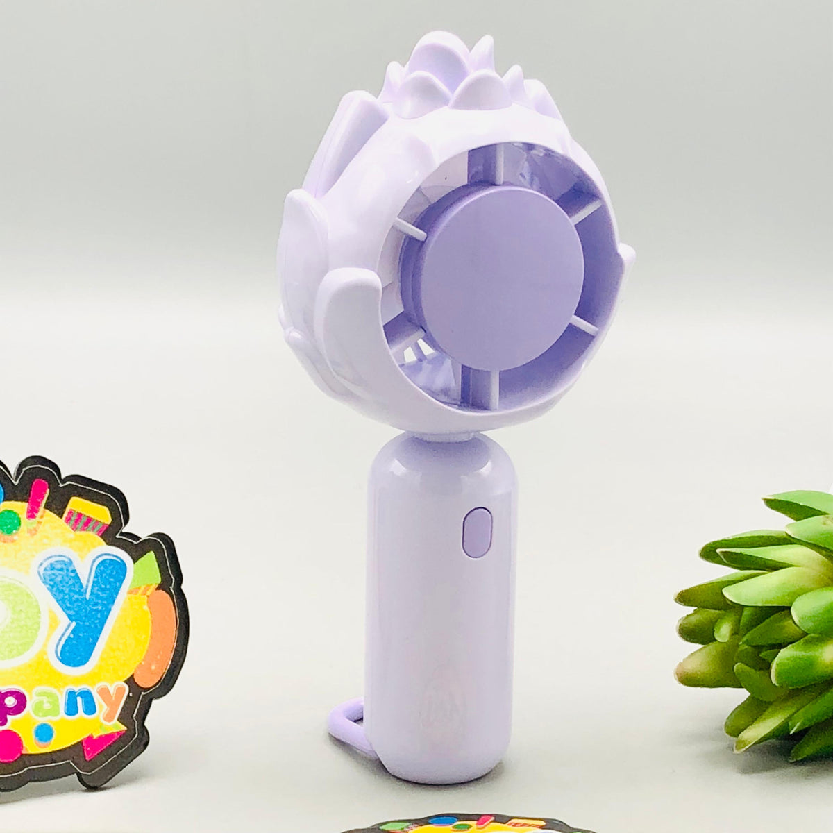 5" Rechargeable Tulip Design Mini Handheld Fan