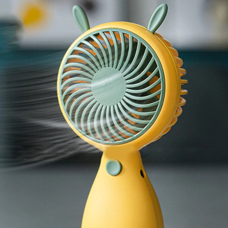 5* Inches Rechargeable Handheld Mini Cooling Fan