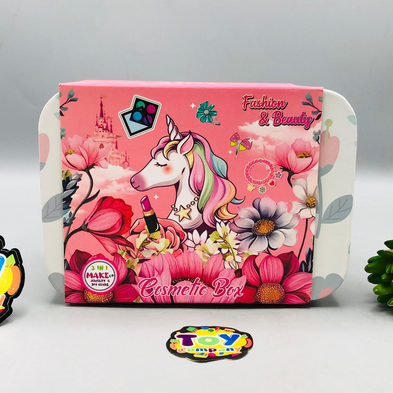 3in1 Realistic Unicorn Cosmetic Fashion & Beauty Box