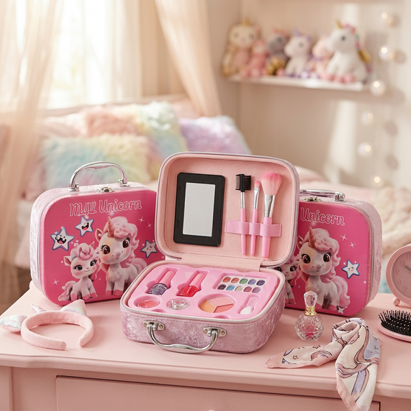 Girls Unicorn Themed Beauty Makeup Bag