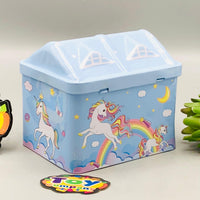 Unicorn Themed Kids Coin Saving Box