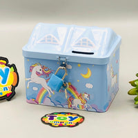 Unicorn Themed Kids Coin Saving Box